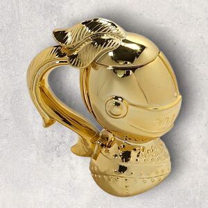 Midieval Times 2001 Gold Knight Helmet Mug Rare Sculptural Souvenir Goblet Cup